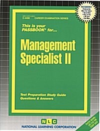 Management Specialist II: Passbooks Study Guide (Spiral)