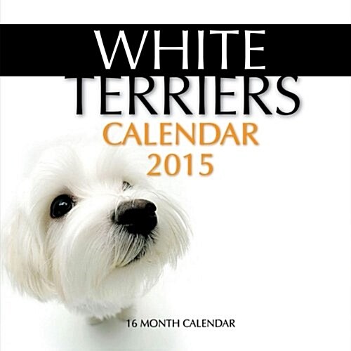 White Terriers Calendar 2015: 16 Month Calendar (Paperback)