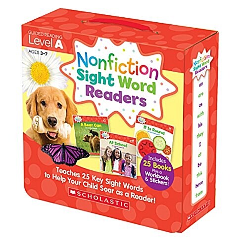 Nonfiction Sight Word Readers: Guided Reading Level a (Parent Pack): Teaches 25 Key Sight Words to Help Your Child Soar as a Reader! (Boxed Set)