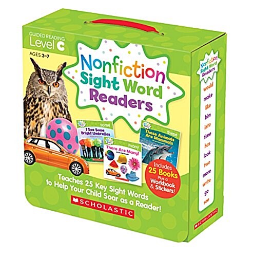 [중고] Nonfiction Sight Word Readers: Guided Reading Level C (Parent Pack): Teaches 25 Key Sight Words to Help Your Child Soar as a Reader! (Boxed Set)