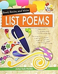 Read, Recite, and Write List Poems (Paperback)