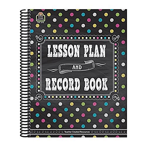 Chalkboard Brights Lesson Plan and Record Book (Paperback)
