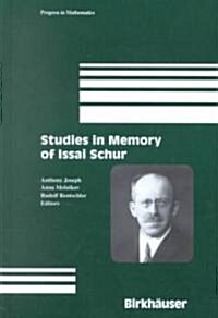 Studies in Memory of Issai Schur (Hardcover)