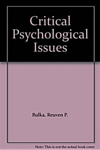 Critical Psychological Issues: Judaic Perspectives (Hardcover)