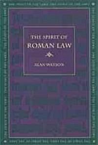 The Spirit of Roman Law (Paperback)