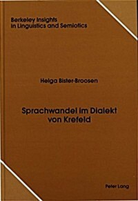 Sprachwandel Im Dialekt Von Krefeld (Hardcover)
