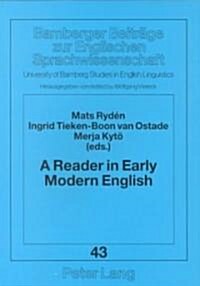 A Reader in Early Modern English (Paperback)