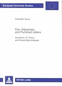 Poe, Odoyevsky, and Purloined Letters (Paperback)