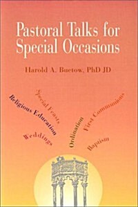 Pastoral Talks for Special Occasions (Paperback)