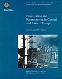 Privatization and Restructuring in Central and Eastern Europe (Paperback)