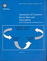 Assessment of Corporate Sector Value and Vulnerability (Paperback)
