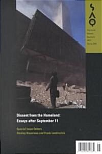 Dissent from the Homeland: Essays After September 11 Volume 101 (Paperback)