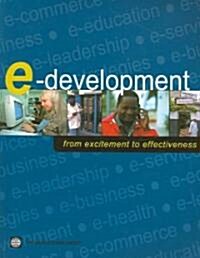 E-Development: From Excitement to Effectiveness (Paperback)