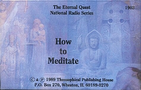How to Meditate (Cassette)