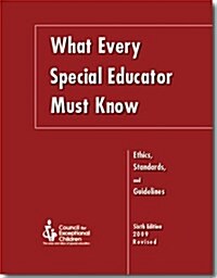 What Every Special Educator Must Know (Paperback, 6th)