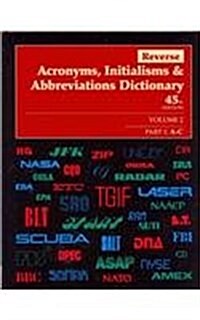 Reverse Acronyms, Initialisms & Abbreviations Dictionary (Hardcover, 45th)
