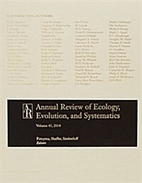 Annual Review of Ecology, Evolution, and Systematics 2014 (Hardcover)