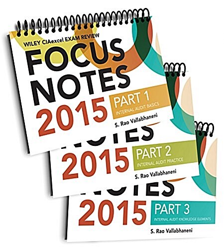 Wiley Ciaexcel Exam Review 2015 Focus Notes: Complete Set (Spiral, 4)