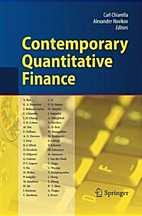 Contemporary Quantitative Finance: Essays in Honour of Eckhard Platen (Paperback, 2010)