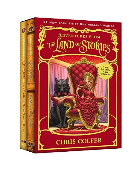 Adventures from the Land of Stories Set: The Mother Goose Diaries and Queen Red Riding Hoods Guide to Royalty (Boxed Set)