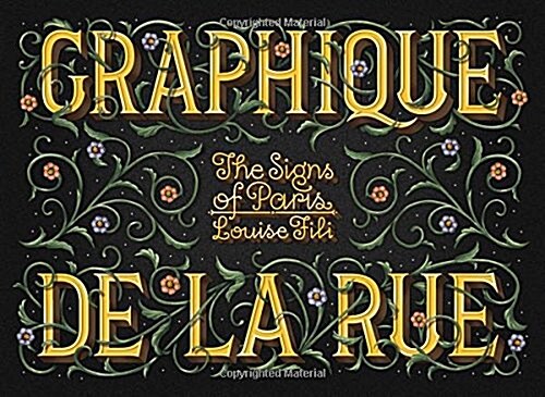 Graphique de La Rue: The Signs of Paris (Hardcover)