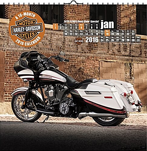 Harley-davidson 2016 Calendar (Calendar, Wall)