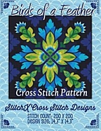 Birds of a Feather Cross Stitch Pattern (Paperback)