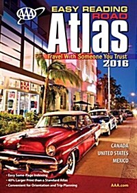 AAA Easy Reading Road Atlas (Paperback, 2016)