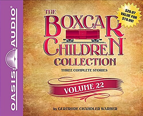 The Boxcar Children Collection Volume 22 (Library Edition): The Black Pearl Mystery, the Cereal Box Mystery, the Panther Mystery (Audio CD, Library)