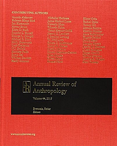 Annual Review of Anthropology 2015 (Hardcover)