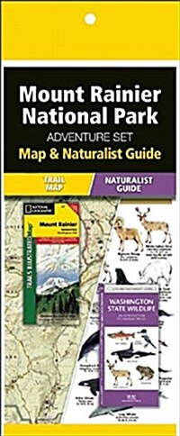 Mount Rainier National Park Adventure Set: Trail Map & Wildlife Guide [With Charts] (Folded)
