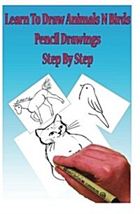Learn to Draw Animals N Birds: Pencil Drawings Step by Step: Pencil Drawing Ideas for Absolute Beginners (Paperback)