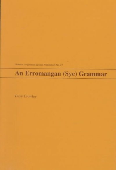 An Erromangan (Sye) Grammar (Paperback)