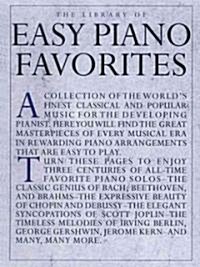 The Library of Easy Piano Favorites (Paperback)