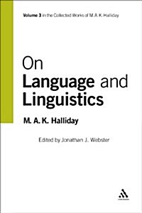 On Language and Linguistics : Volume 3 (Paperback)