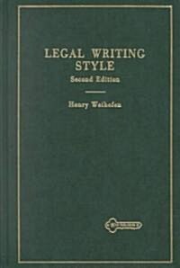 Legal Writing Style (Hardcover, 2nd)