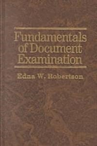 Fundamentals of Document Examination (Hardcover)