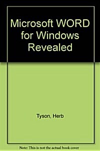 Microsoft Word for Windows Revealed (Paperback)