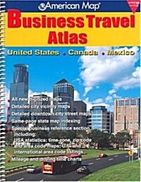 Business Travel Atlas: United States, Canada, Mexico (Spiral-bound)