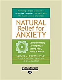 Natural Relief for Anxiety (Easyread Large Edition) (Paperback)