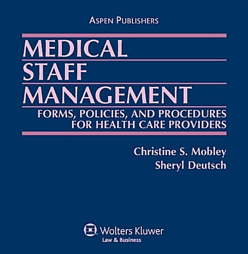 Medical Staff Management (Hardcover, Diskette)