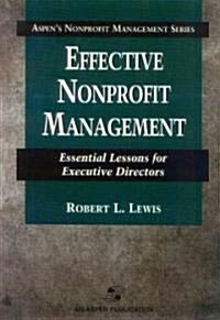 Effective Nonprofit Management (Paperback)