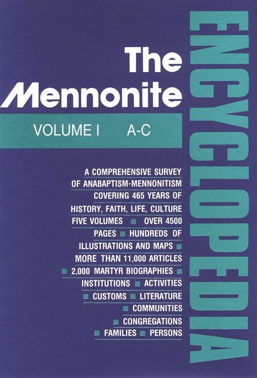 Mennonite Encyclopedia/ Vol 1: Volume 1 (Hardcover)