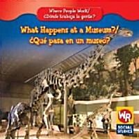 What Happens at a Museum? / 풯u?Pasa En Un Museo? (Library Binding)