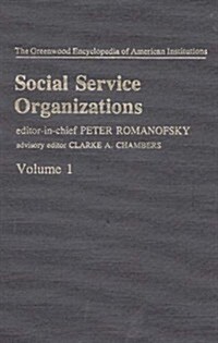 Social Service Organizations V1 (Hardcover)