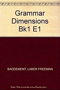 [중고] Grammar Dimensions (Paperback)