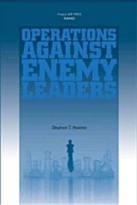 Operations Against Enemy Leaders (Paperback)