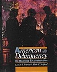 American Delinquency: Its Meaning and Construction (Hardcover, 3rd)