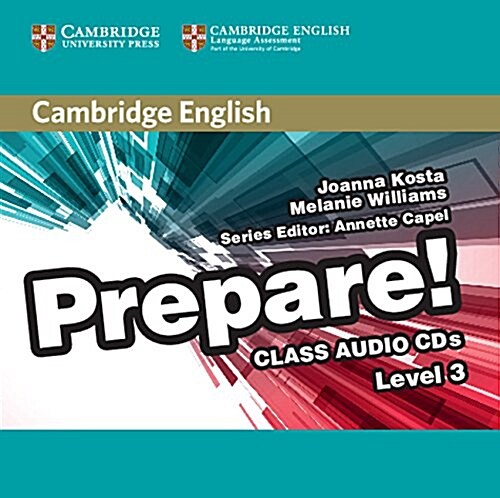 Cambridge English Prepare! Level 3 Class Audio CDs (2) (CD-Audio)