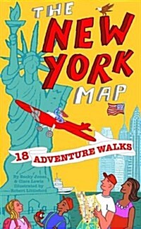 Adventure Walks New York Map : Sightseeing Walks for Families (Sheet Map, folded)
